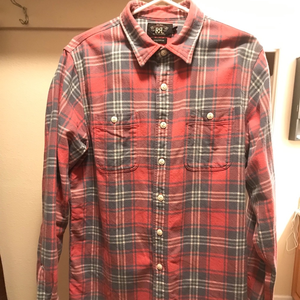 RRL Cotton Twill Work Flannel